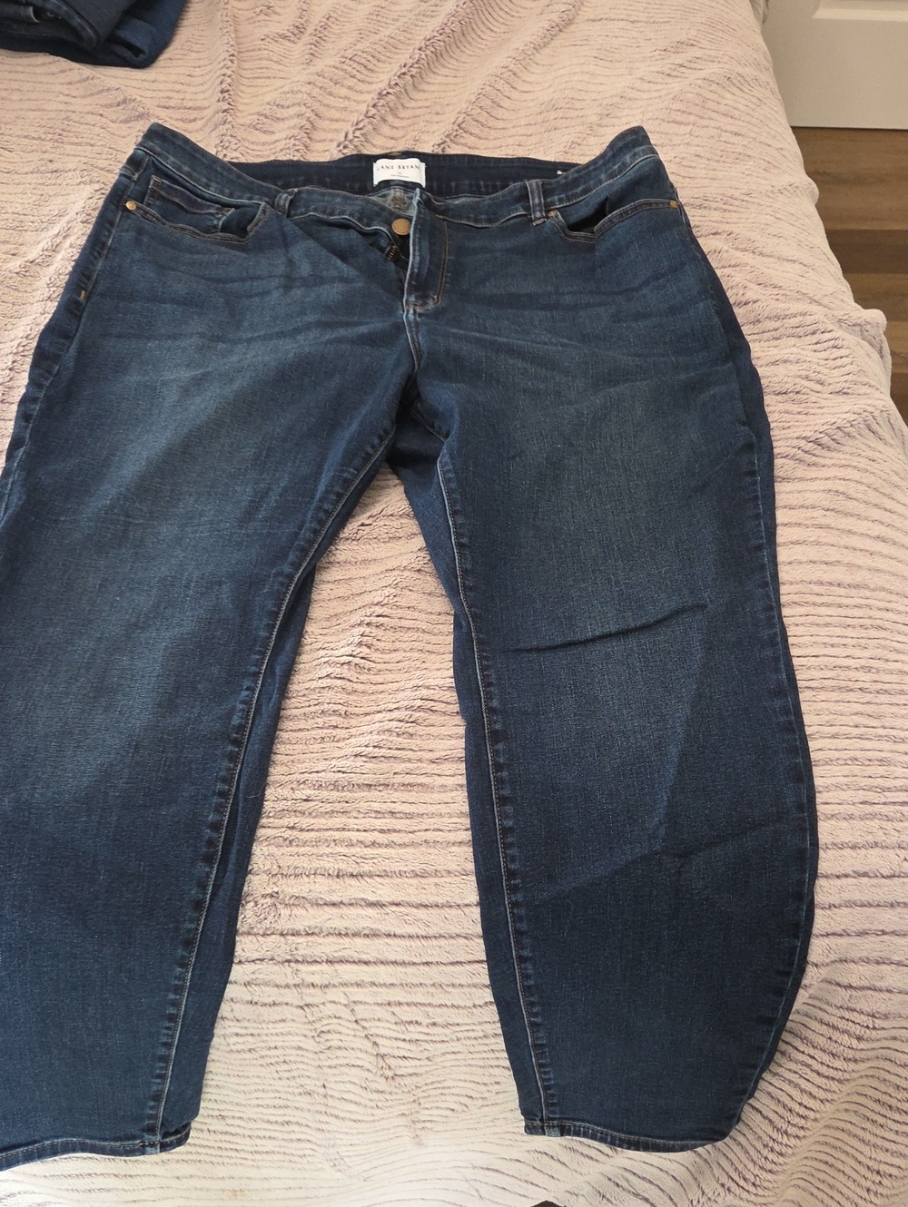 Lane Bryant Dark Blue Skinny Jeans - Classic Stretch Denim